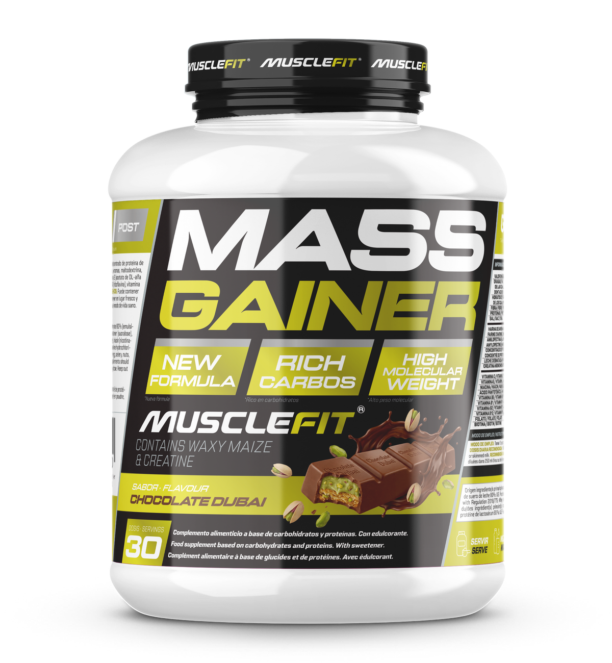 Musclefit Mass Gainer 3kg - Gana masa muscular