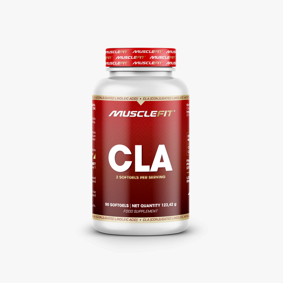 CLA - Pure Linoleic Acid - MuscleFit - 90 cápsulas