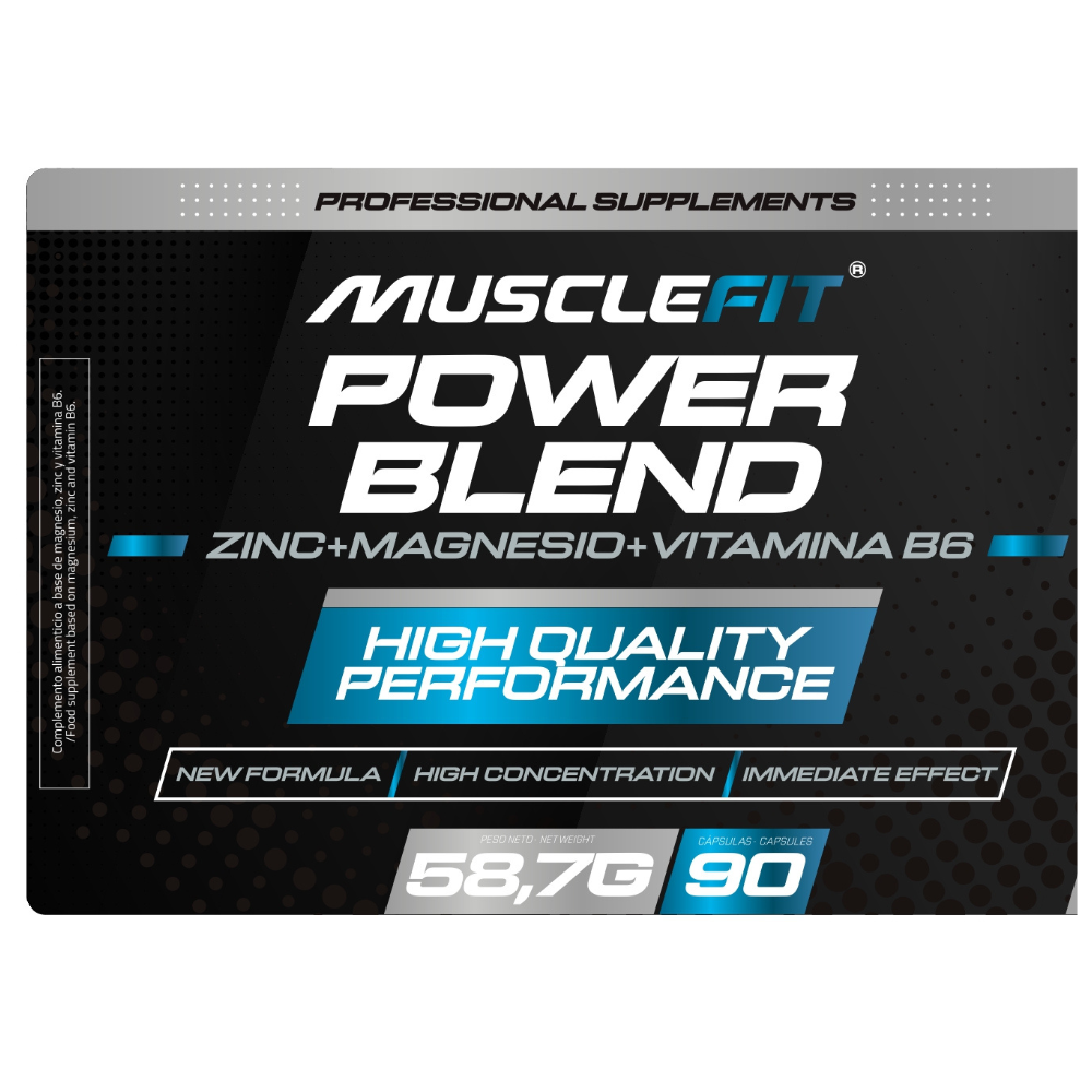 Power Blend MuscleFit 90 capsulas | Energia y rendimiento total