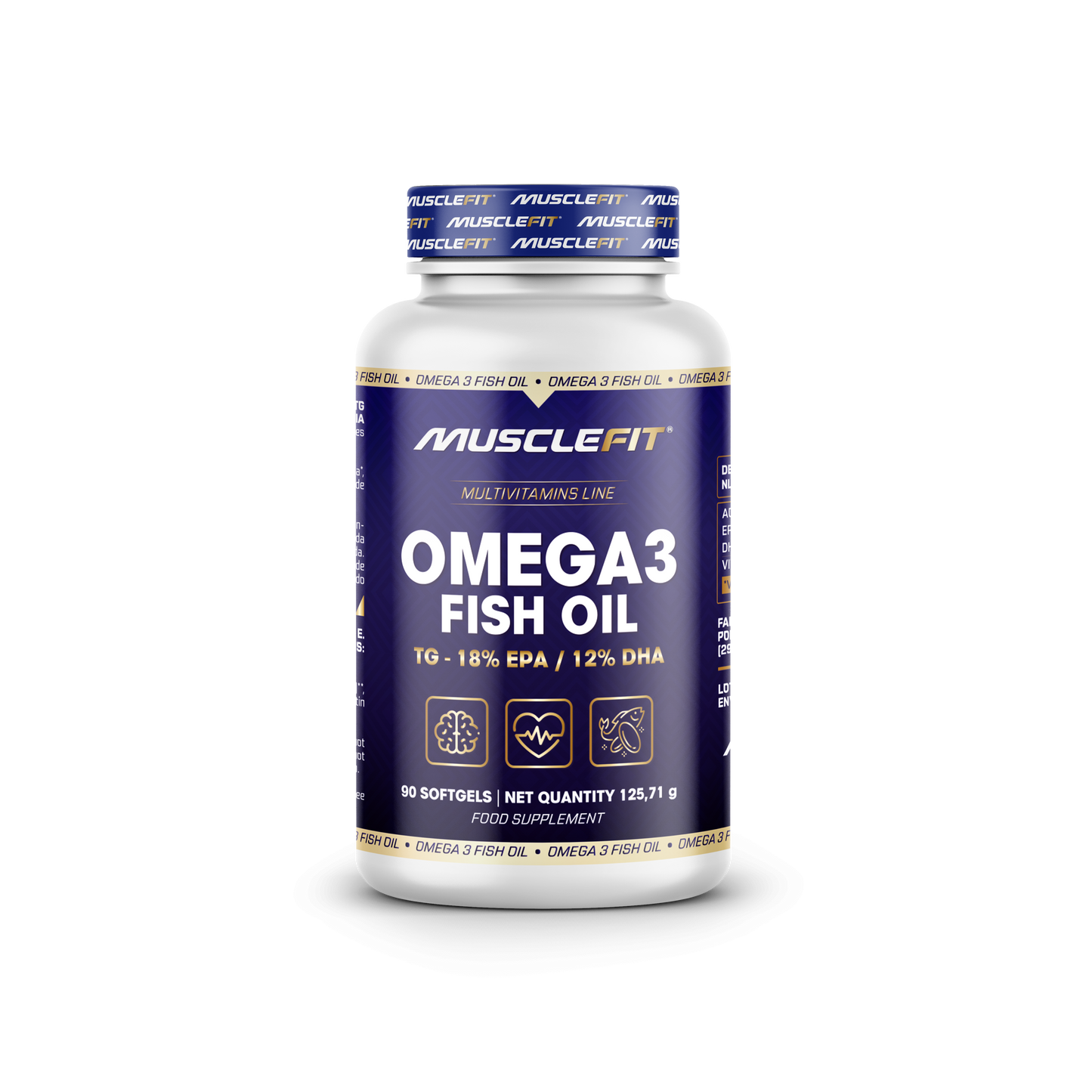 Omega 3 - MuscleFit│90 cápsulas