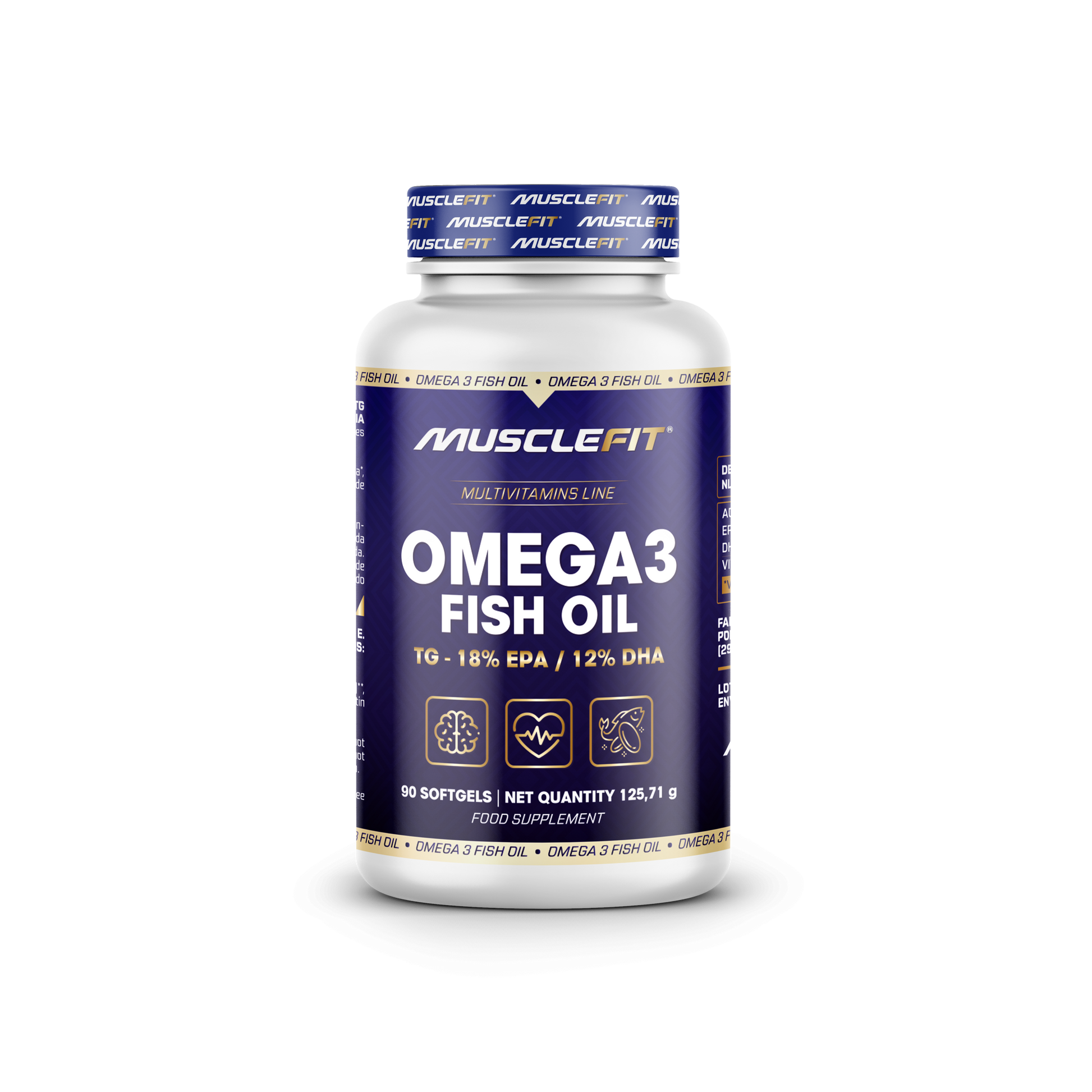 Omega 3 - MuscleFit│90 cápsulas