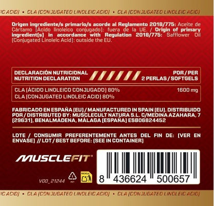 CLA MuscleFit - Acido linoleico puro para definicion y energia