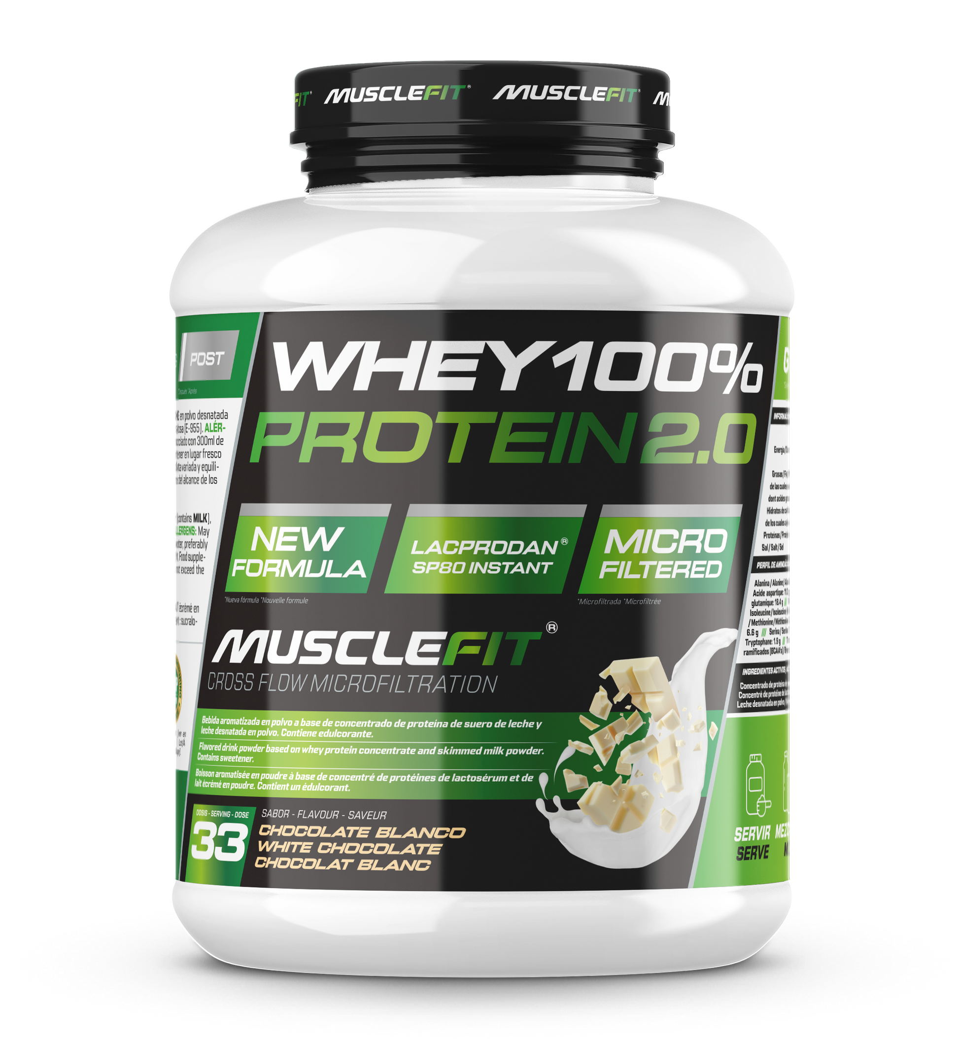 WHEY 100% Protein 1kg - MuscleFit | Creación de Músculo