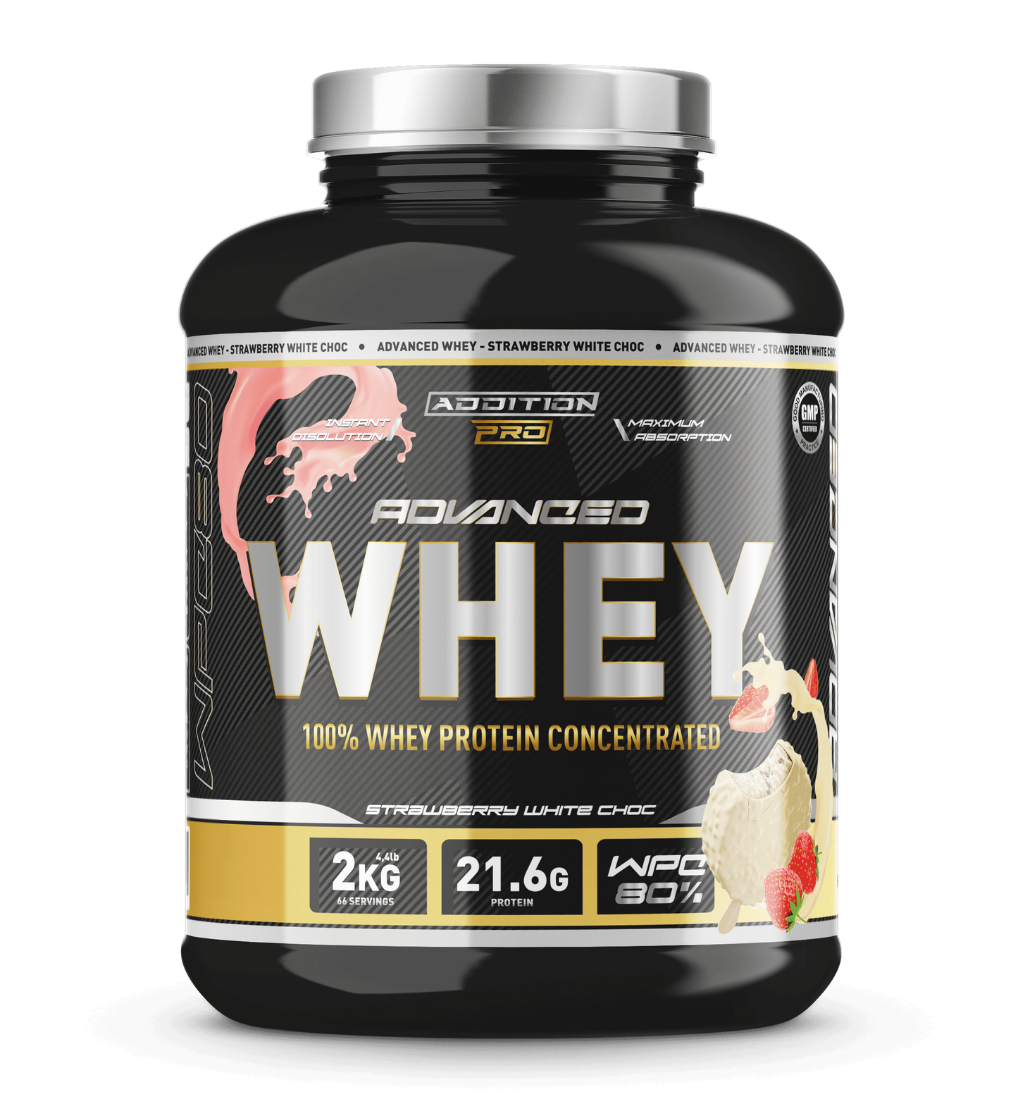 WHEY PROTEIN 2.0 NUEVA ADDITION PRO 2kg ENTREGAS 24/48 HORAS