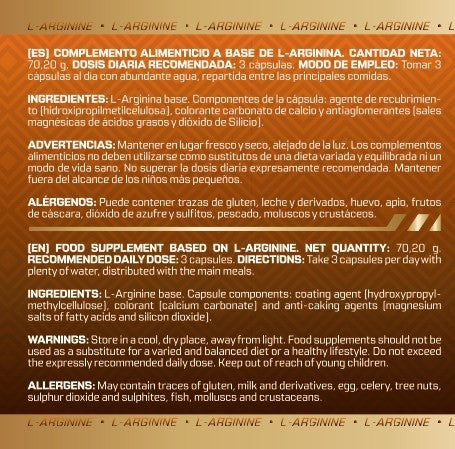 100% Arginina MuscleFit | 90 capsulas para fuerza y energia