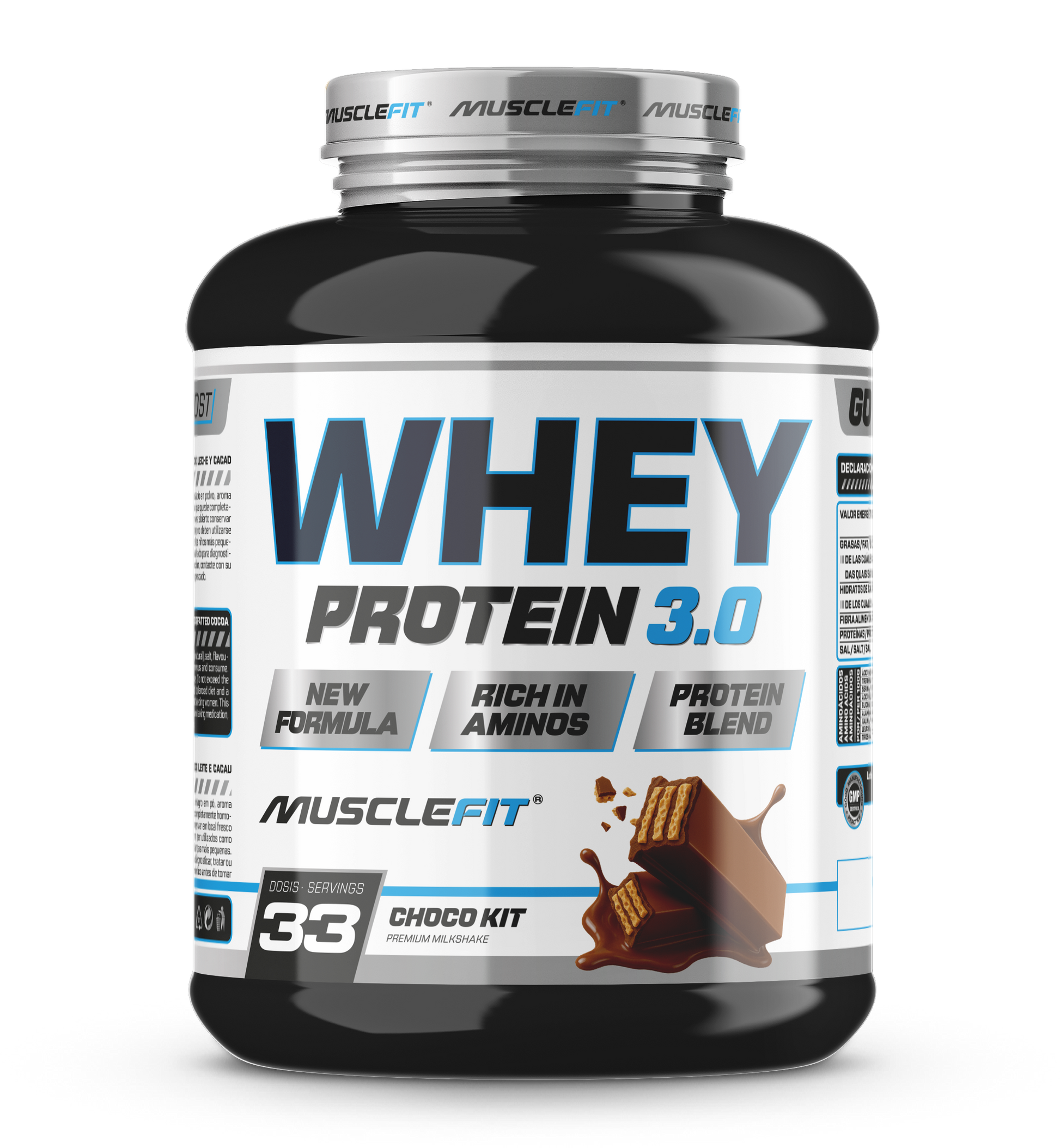 WHEY 3.0 BLEND PROTEIN 1kg MUSCLEFIT