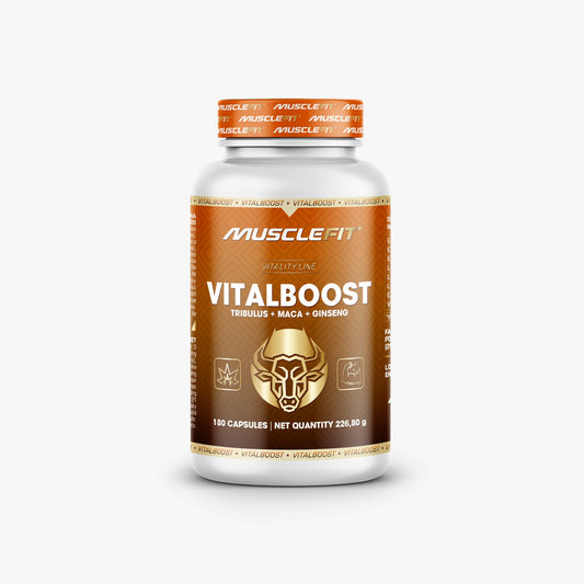 VITALBOOST - Tribulus + MACA + Ginseng - MuscleFit │ 180 cápsulas
