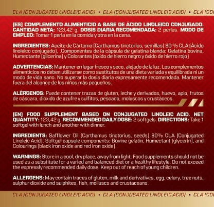 CLA MuscleFit - Acido linoleico puro para definicion y energia