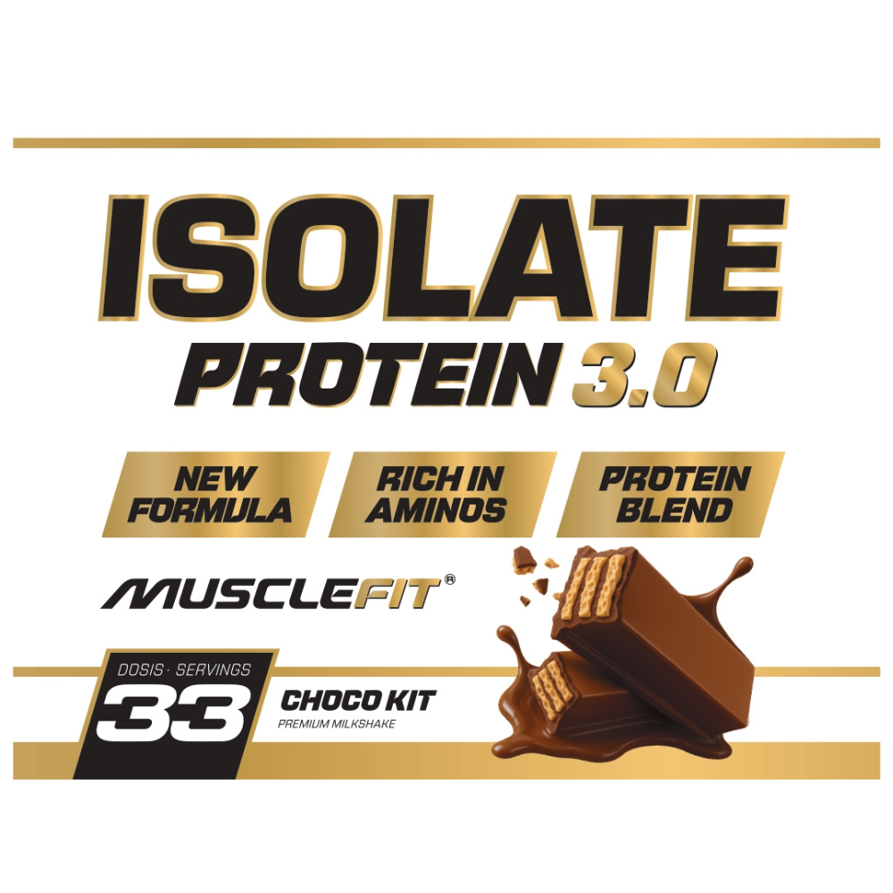 ISOLATE 3.0 BLEND PROTEIN 1kg MUSCLEFIT - ENTREGAS 24/48 HORAS