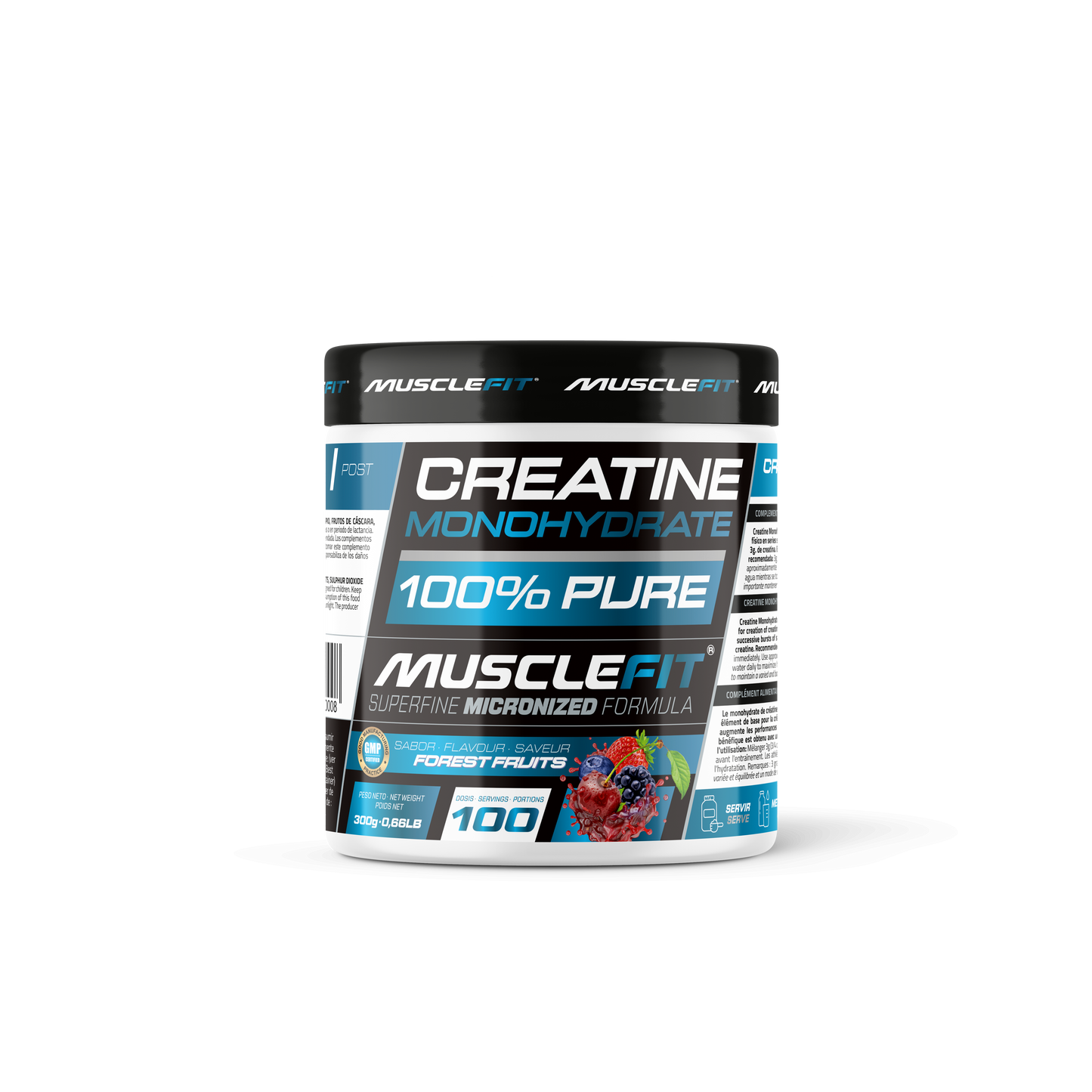 Creatina Monohidrato Micronizada 300g - MuscleFit