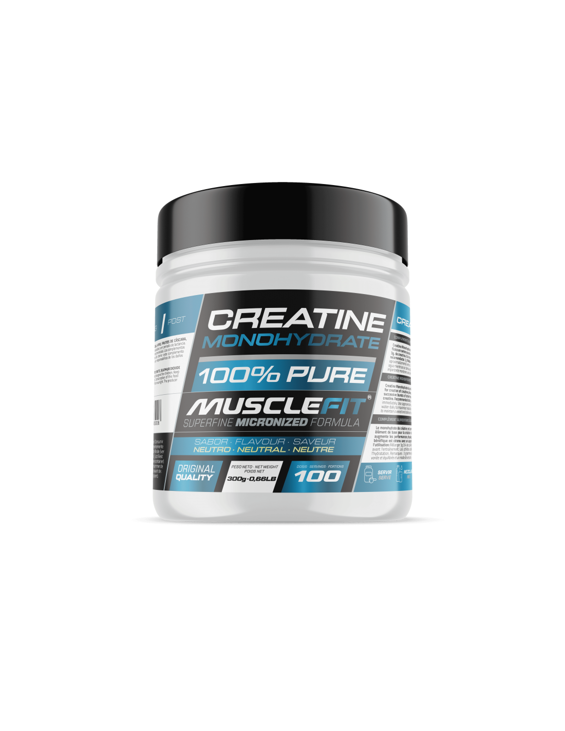 Creatina Monohidrato 300g MuscleFit | Mas fuerza y rendimiento