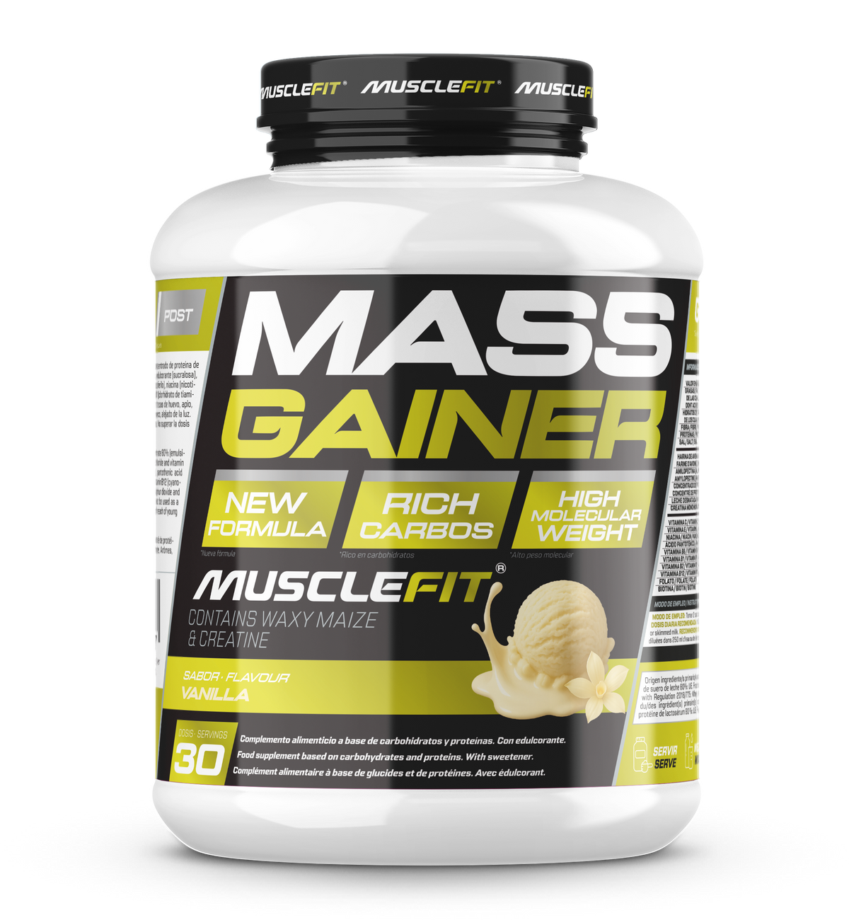 Musclefit Mass Gainer 3kg - Gana masa muscular