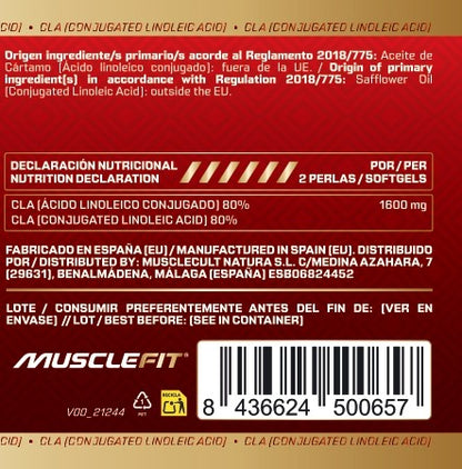 CLA - Pure Linoleic Acid - MuscleFit - 90 cápsulas