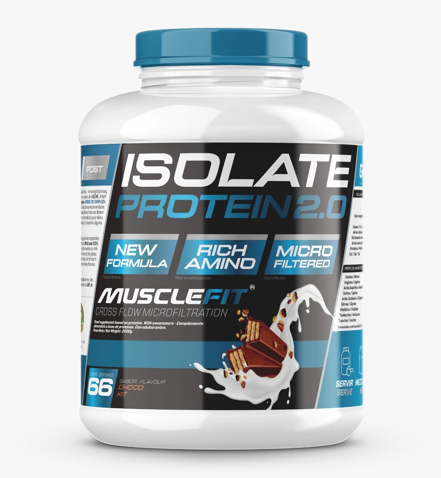 Pack Isolate 2kg + Creatina + Harina de Avena | MuscleFit completo