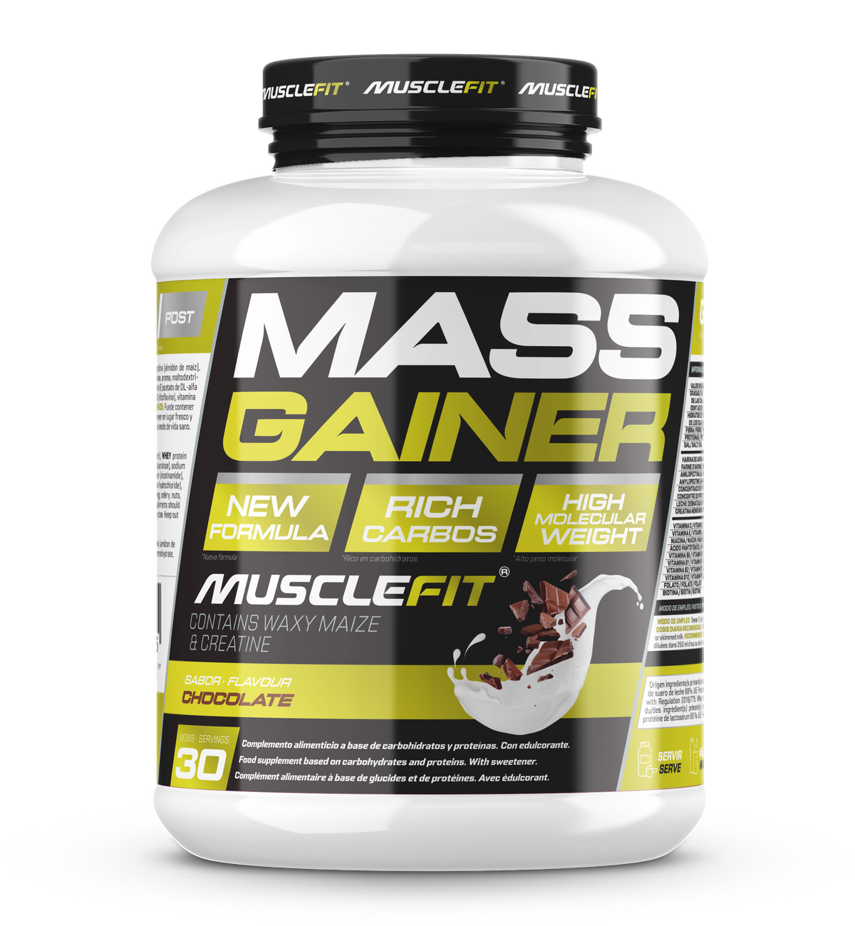Musclefit Mass Gainer 3kg - Gana masa muscular