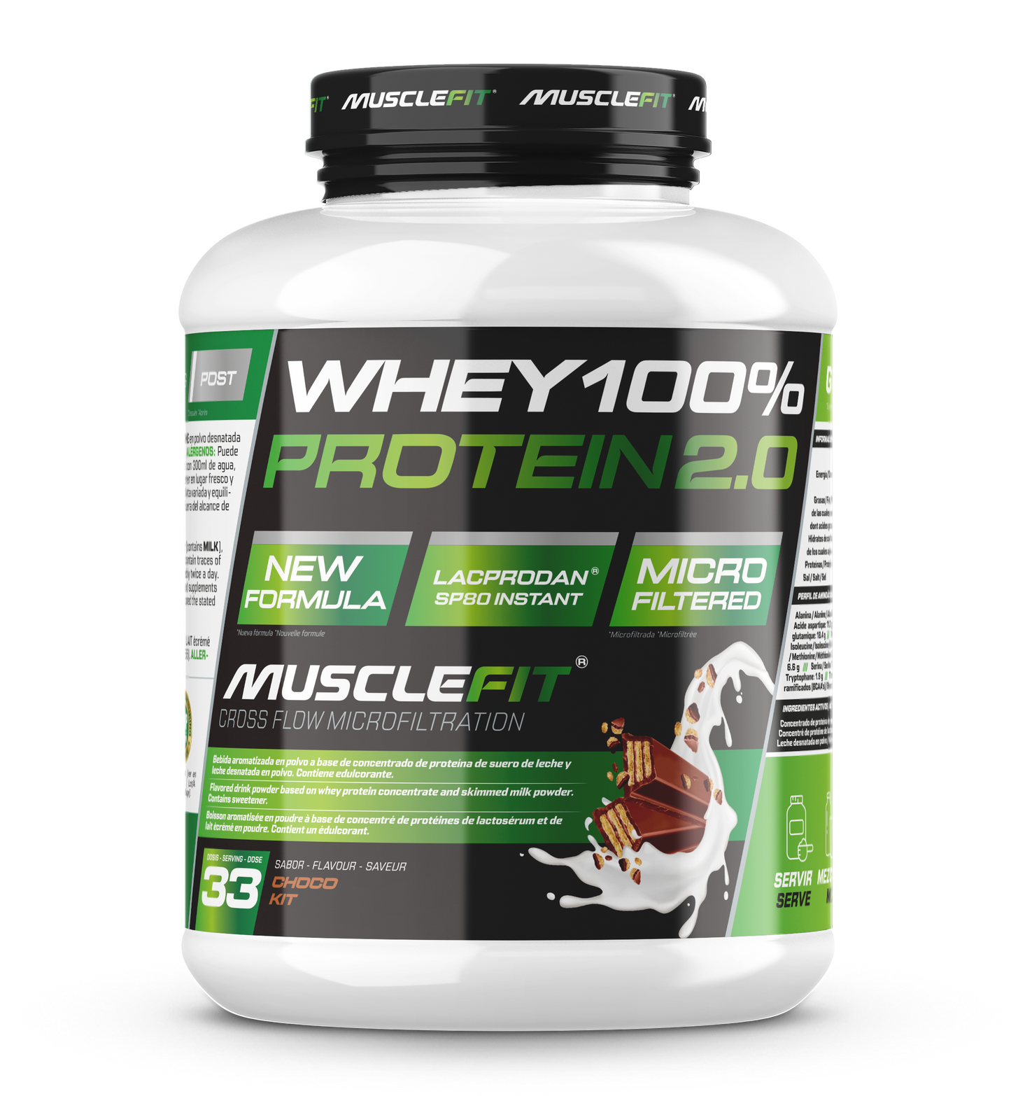 WHEY 100% Protein 1kg - MuscleFit | Creación de Músculo