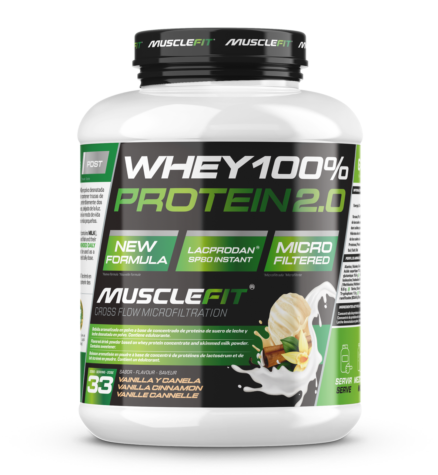 WHEY 100% Protein 1kg - MuscleFit | Creación de Músculo