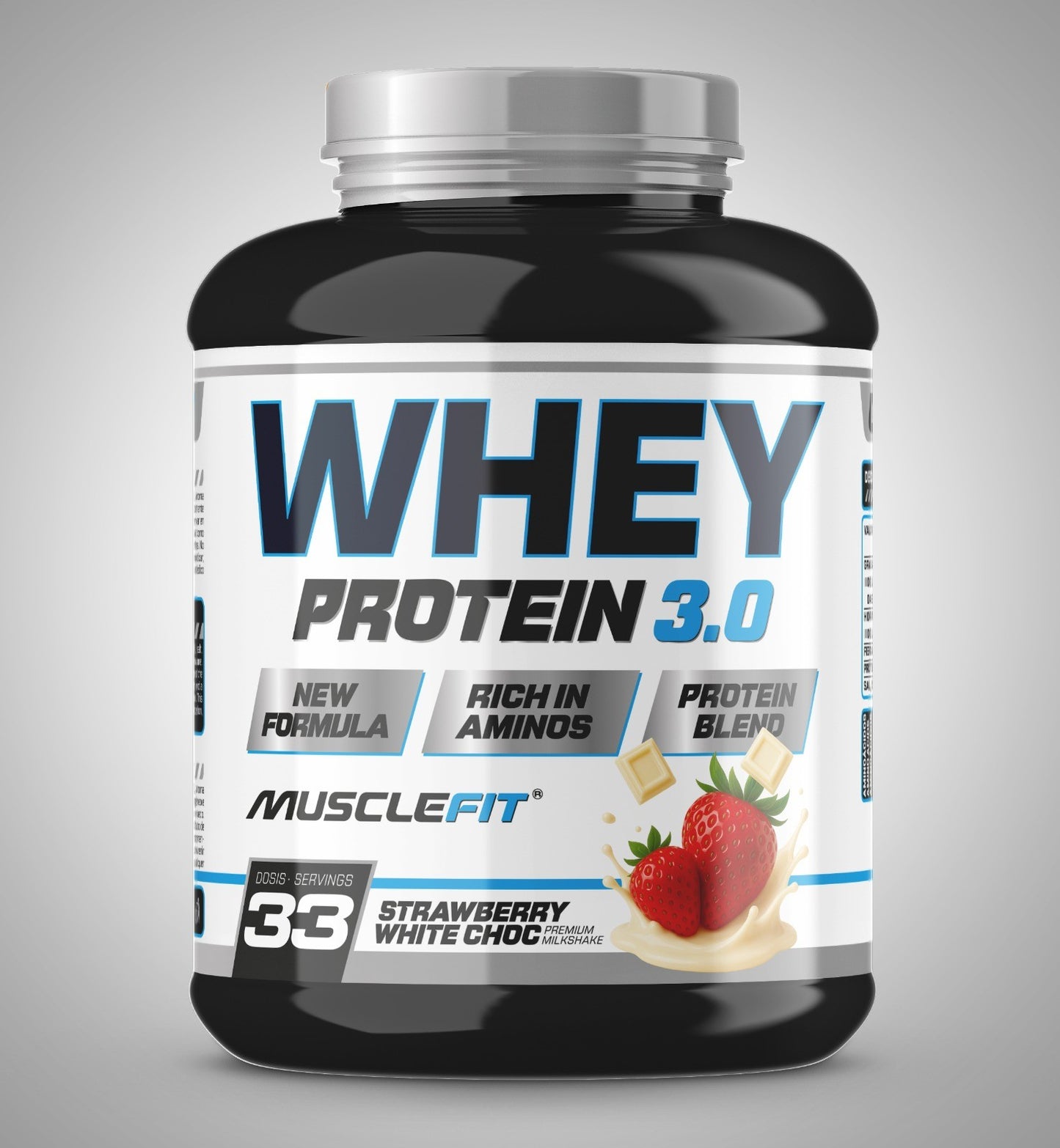 WHEY 3.0 BLEND PROTEIN 1kg MUSCLEFIT / ENTREGAS 24-48 HORAS