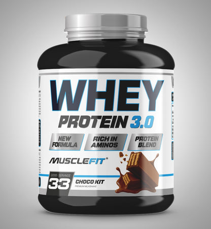 WHEY 3.0 BLEND PROTEIN 1kg MUSCLEFIT / ENTREGAS 24-48 HORAS