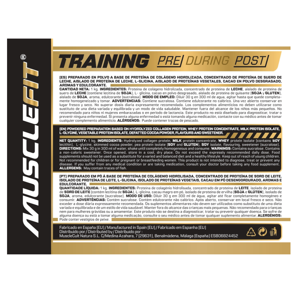 ISOLATE 3.0 BLEND PROTEIN 1kg MUSCLEFIT - ENTREGAS 24/48 HORAS