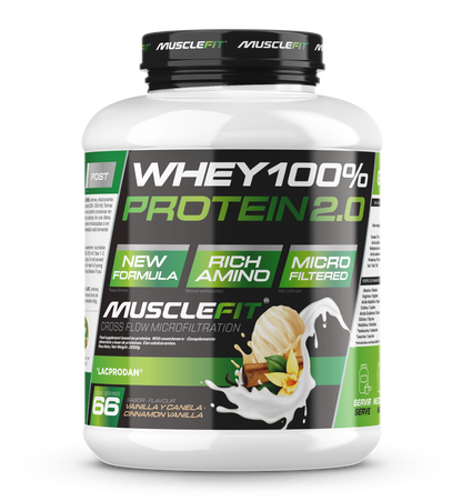 WHEY 100% Protein 2kg - MuscleFit | Creación de Músculo