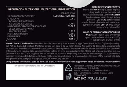 Harina de Avena 1kg MuscleFit | Oatmeal saludable y nutritiva