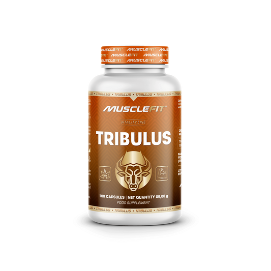 TRIBULUS 90% SAPONINAS - 100 cápsulas - (750 mg por cápsula) - MUSCLEFIT