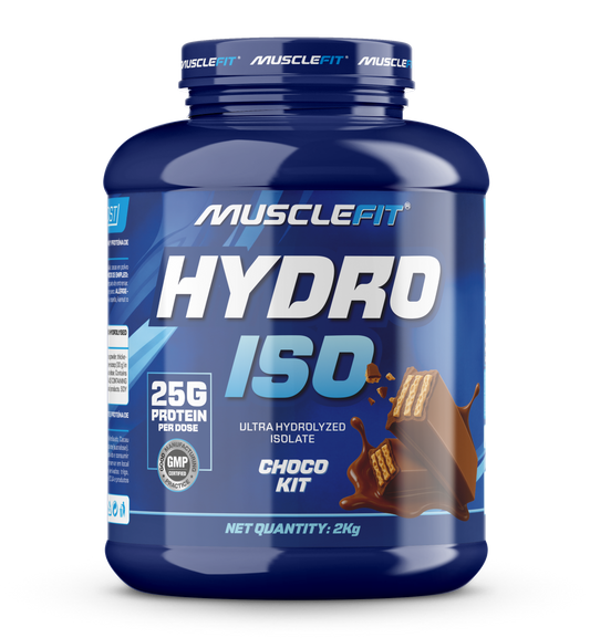 Proteína isolada de leite HYDRO ISO 2kg com colagénio hidrolisado - Musclefit
