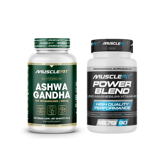 Pack Power Zen: Power Blend + Ashwagandha - Musclefit